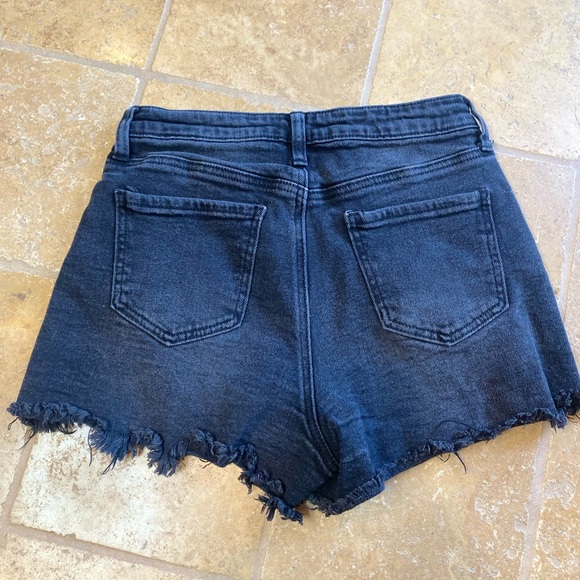 Abound black jean shorts raw-hemline size 27 - Picture 4 of 4